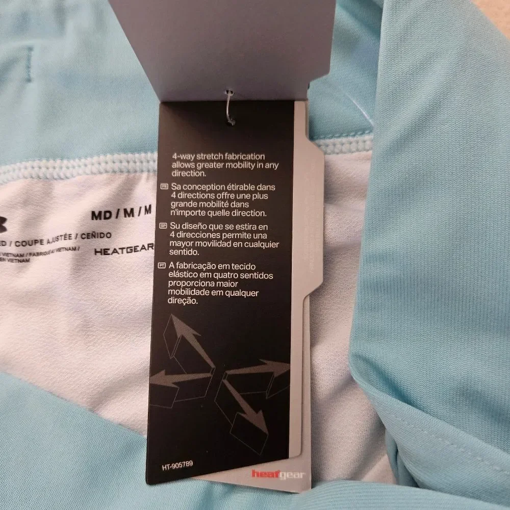 Under Armour Blue Fitted Speedpocket Running Shorts